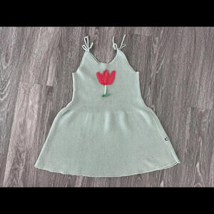 Oeuf Girls Dress tulip 6Y Knit Organic! VERY GOOD!!